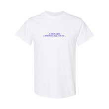 Load image into Gallery viewer, PHONE CALL TEE WHITE