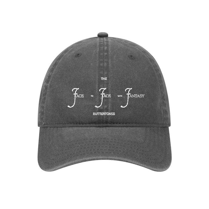 FACE TO FACE WITH FANTASY GARMENT-DYED DAD HAT PEPPER